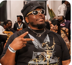 BLAQTOBERFEST attendee posing at the event