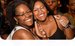 Community members smiling together